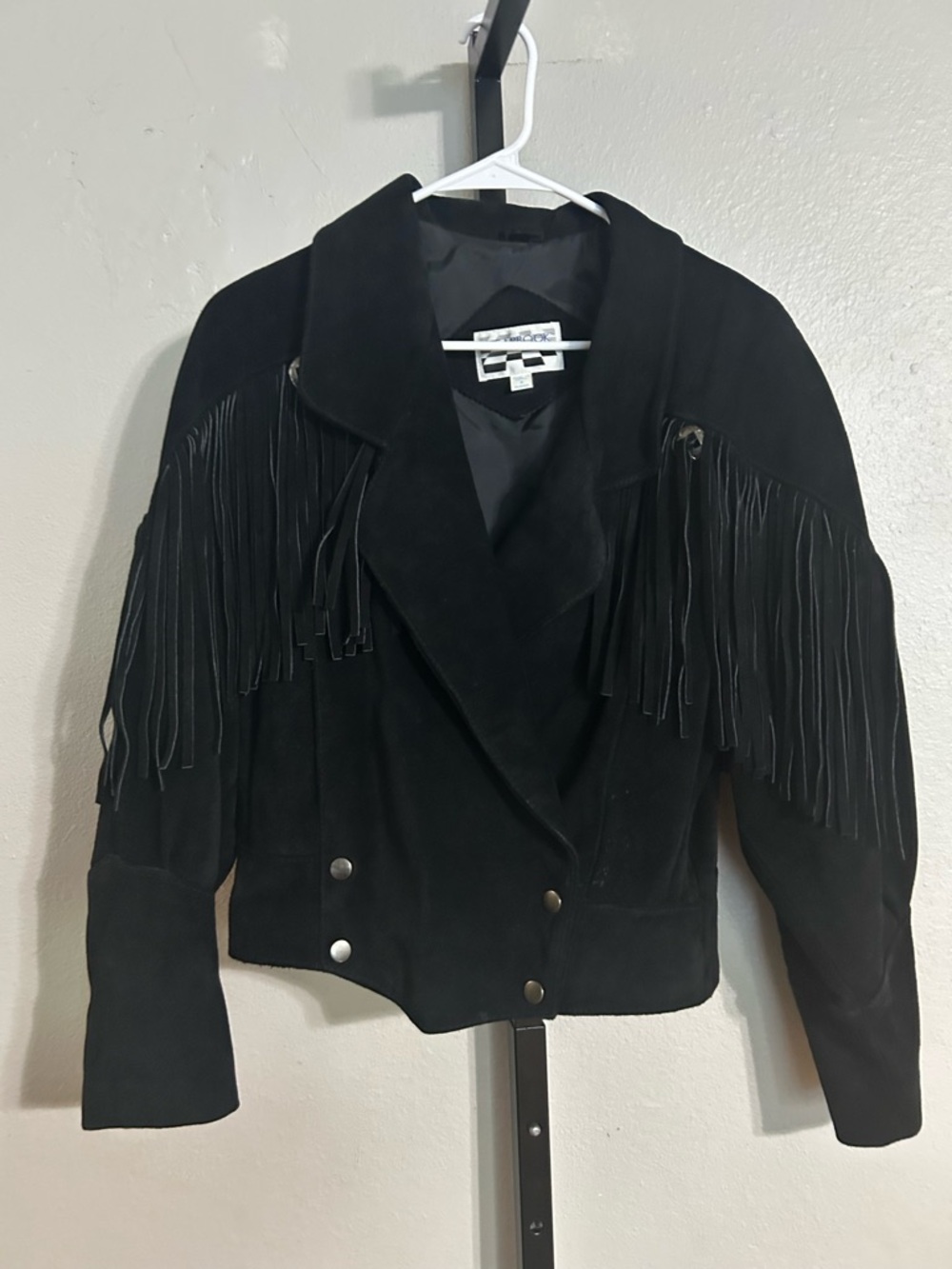 Yearbook 1990 Vintage Leather Womens Jacket size Small